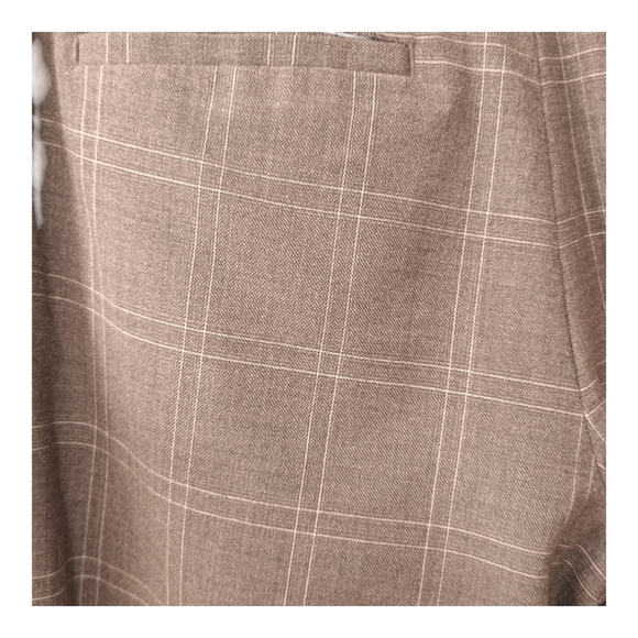 Banana Republic Grey Plaid Lined Trousers Size 6 - Picture 5 of 6